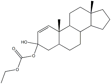 1-ANDROSTENE DIALCOHOL ETHYL CARBONATE ESTER Struktur