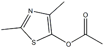 2,4-DIMETHYL-5-ACETOXY THIAZOLE Struktur