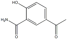 5-ACETYL SALICYLICAMIDE Struktur