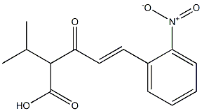 ISOPROPYL-2-NITROBENZYLIDEN-ACETO-ACETATE Struktur