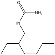 2-ETHYLHEXYLUREA Struktur