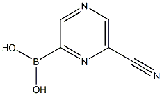 6-CYANOPYRAZINE-2-BORONIC ACID Struktur