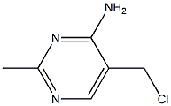 5-(CHLOROMETHYL)-2-METHYLPYRIMIDIN-4-AMINE Struktur