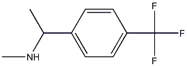 (RS)-N-{1-[4-(TRIFLUOROMETHYL)PHENYL]ETHYL}METHYLAMINE Struktur