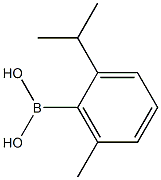 (2-ISOPROPYL-6-METHYLPHENYL)BORONIC ACID Struktur