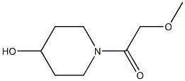 1-(METHOXYACETYL)PIPERIDIN-4-OL Struktur