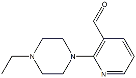 2-(4-ETHYLPIPERAZIN-1-YL)NICOTINALDEHYDE Struktur