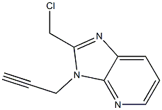 2-(CHLOROMETHYL)-3-PROP-2-YN-1-YL-3H-IMIDAZO[4,5-B]PYRIDINE Struktur