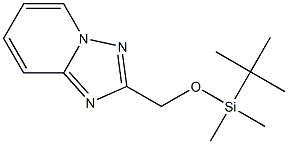 2-(TERT-BUTYL-DIMETHYL-SILANYLOXYMETHYL)-[1,2,4]TRIAZOLO[1,5-A]PYRIDINE Struktur