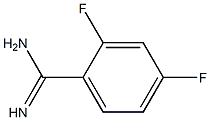 2,4-DIFLUOROBENZENECARBOXIMIDAMIDE Struktur