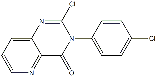 2-CHLORO-3-(4-CHLORO-PHENYL)-3H-PYRIDO[3,2-D]PYRIMIDIN-4-ONE Struktur