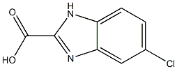 5-CHLORO-1H-BENZOIMIDAZOLE-2-CARBOXYLIC ACID Struktur