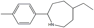 5-ETHYL-2-(4-METHYLPHENYL)AZEPANE Struktur