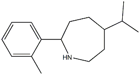 5-ISOPROPYL-2-(2-METHYLPHENYL)AZEPANE Struktur