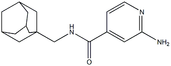 N-(ADAMANTAN-1-YLMETHYL)-2-AMINOISONICOTINAMIDE Struktur