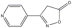 3-(4-pyridinyl)-5(4H)-isoxazolone Struktur