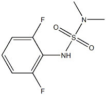 N'-(2,6-difluorophenyl)-N,N-dimethylsulfamide Struktur