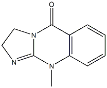 10-methyl-2,3,5,10-tetrahydroimidazo[2,1-b]quinazolin-5-one Struktur