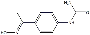 N-{4-[N-hydroxyethanimidoyl]phenyl}urea Struktur