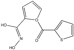 O2-(2-thienylcarbonyl)furan-2-carbohydroximic acid Struktur