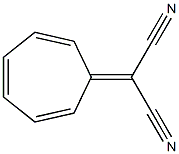 2-cyclohepta-2,4,6-trienylidenmalononitrile Struktur