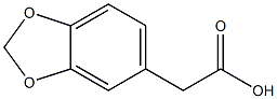 2-(1,3-benzodioxol-5-yl)acetic acid Struktur