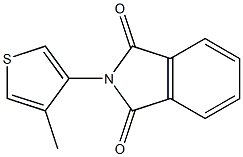 2-(4-methyl-3-thienyl)isoindoline-1,3-dione Struktur