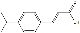 (2E)-3-(4-isopropylphenyl)acrylic acid Struktur