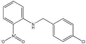 N-(4-chlorobenzyl)-2-nitroaniline Struktur