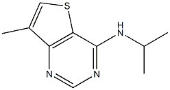 N4-isopropyl-7-methylthieno[3,2-d]pyrimidin-4-amine Struktur