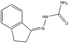 2-(2,3-dihydro-1H-inden-1-yliden)hydrazine-1-carboxamide Struktur