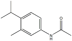 N-(4-isopropyl-3-methylphenyl)acetamide Struktur