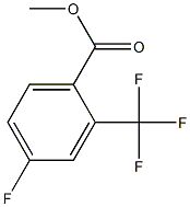 methyl 4-fluoro-2-(trifluoromethyl)benzenecarboxylate Struktur