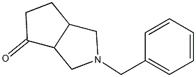 2-benzylhexahydrocyclopenta[c]pyrrol-4(1H)-one Struktur