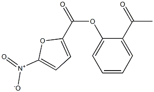 2-acetylphenyl 5-nitro-2-furoate Struktur