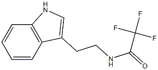 2,2,2-trifluoro-N-[2-(1H-indol-3-yl)ethyl]acetamide Struktur