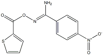 O1-(2-thienylcarbonyl)-4-nitrobenzene-1-carbohydroximamide Struktur