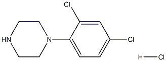 1-(2,4-dichlorophenyl)piperazine HCL Struktur