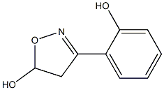 3-(2-hydroxyphenyl)-4,5-dihydroisoxazol-5-ol Struktur