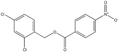 2,4-dichlorobenzyl 4-nitrobenzoate Struktur