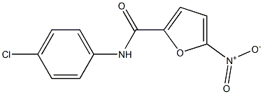 N2-(4-chlorophenyl)-5-nitro-2-furamide Struktur