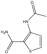 3-(acetylamino)thiophene-2-carboxamide Struktur