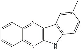 9-methyl-6H-indolo[2,3-b]quinoxaline Struktur