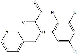 N1-(2,4-dichlorophenyl)-N2-(3-pyridylmethyl)ethanediamide Struktur