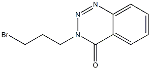 3-(3-bromopropyl)-1,2,3-benzotriazin-4(3H)-one Struktur