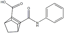 3-(anilinocarbonyl)bicyclo[2.2.1]hept-5-ene-2-carboxylic acid Struktur