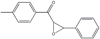 (4-methylphenyl)(3-phenyloxiran-2-yl)methanone Struktur