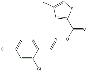 2-[({[(2,4-dichlorophenyl)methylene]amino}oxy)carbonyl]-4-methylthiophene Struktur