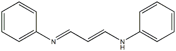 N-(3-anilino-2-propenylidene)aniline Struktur