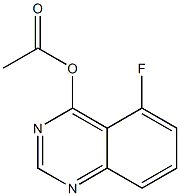 5-fluoro-4-quinazolinyl acetate Struktur